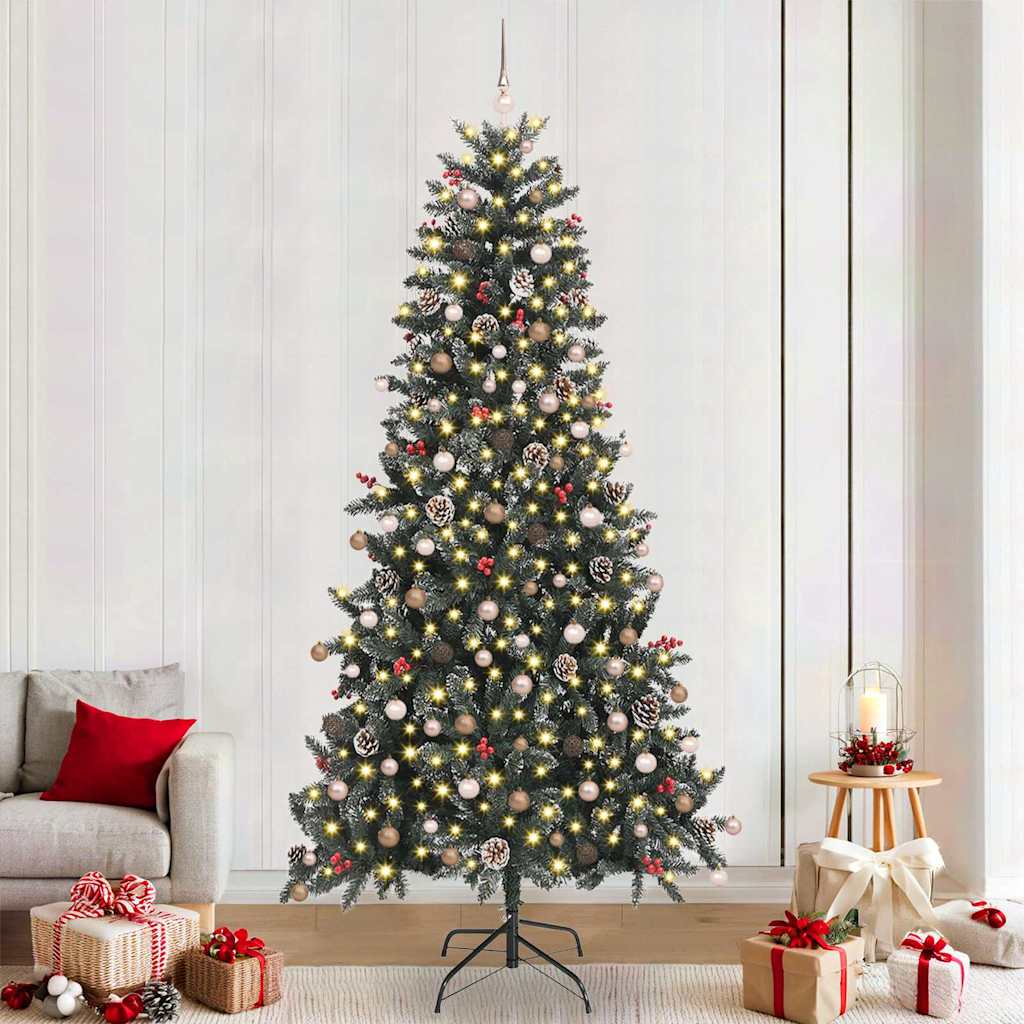 Kunstig juletre med 300 LED grønn 129,5 x 129,5 x 240 cm