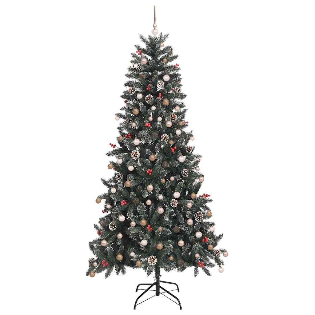 Kunstig juletre med 300 LED grønn 129,5 x 129,5 x 240 cm