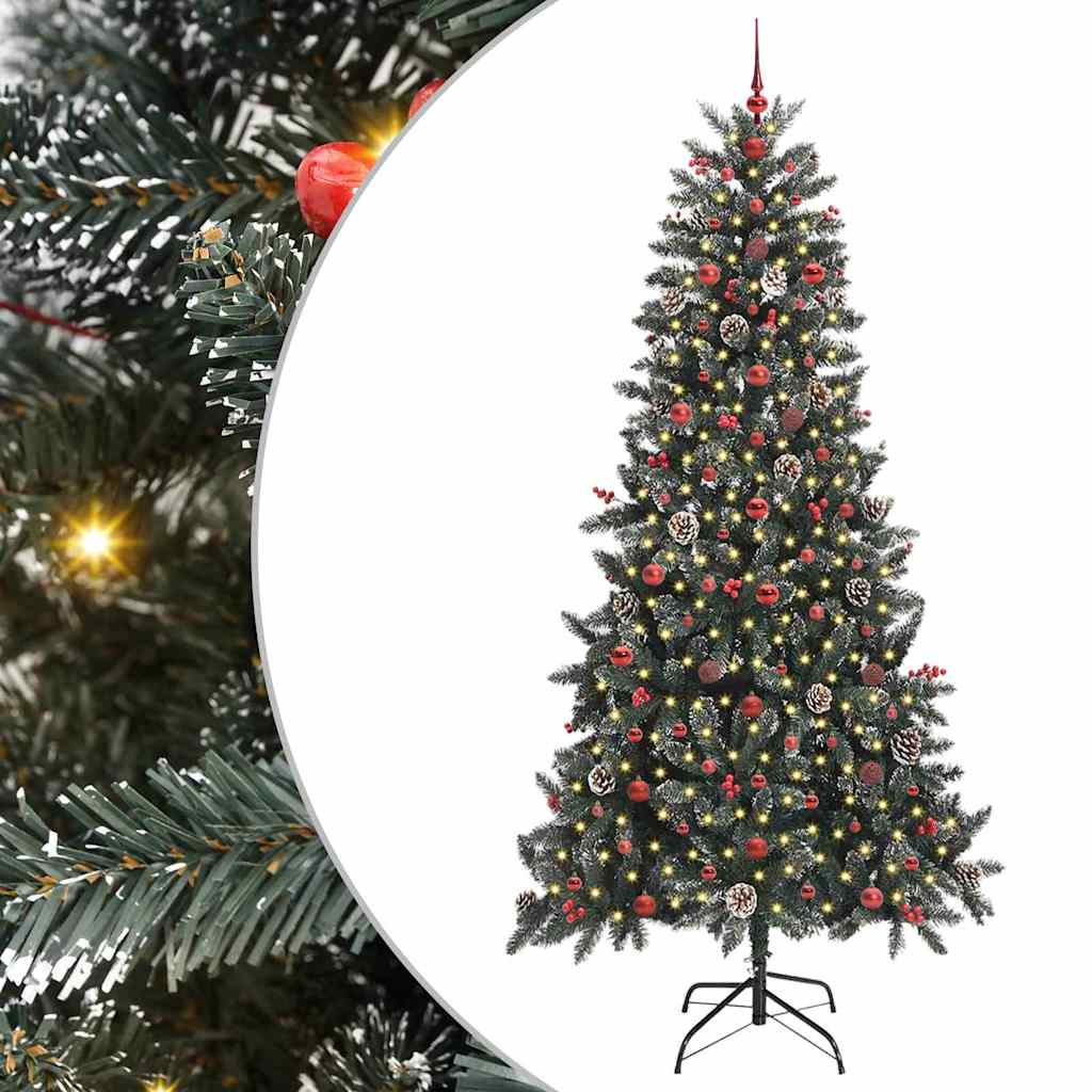 Kunstig juletre med 300 LED grønn 129,5 x 129,5 x 240 cm