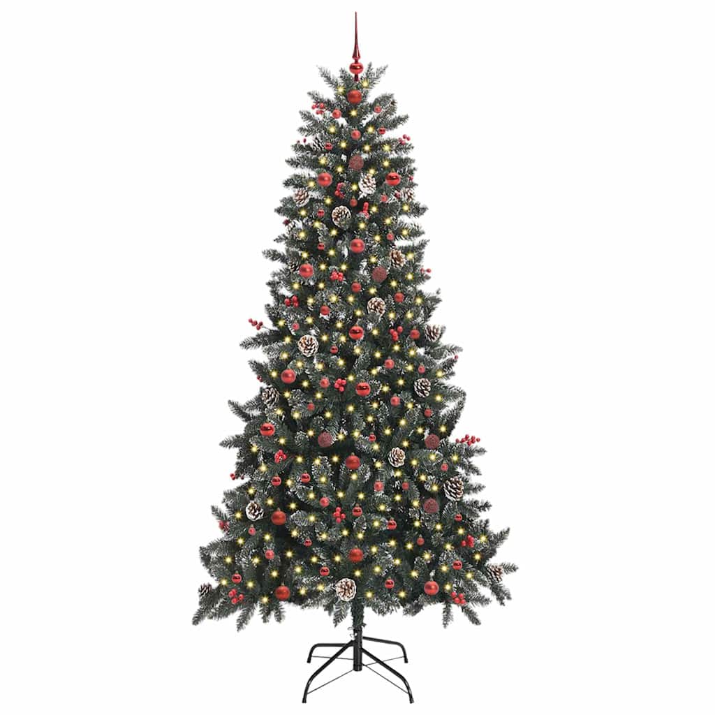 Kunstig juletre med 300 LED grønn 129,5 x 129,5 x 240 cm