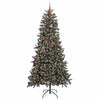 Kunstig juletre med 300 LED grønn 129,5 x 129,5 x 240 cm