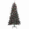 Kunstig juletre med 300 LED grønn 129,5 x 129,5 x 240 cm
