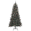 Kunstig juletre med 300 LED grønn 129,5 x 129,5 x 240 cm