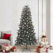 Kunstig juletre med 300 LED grønn 240 cm PVC og plast og stål