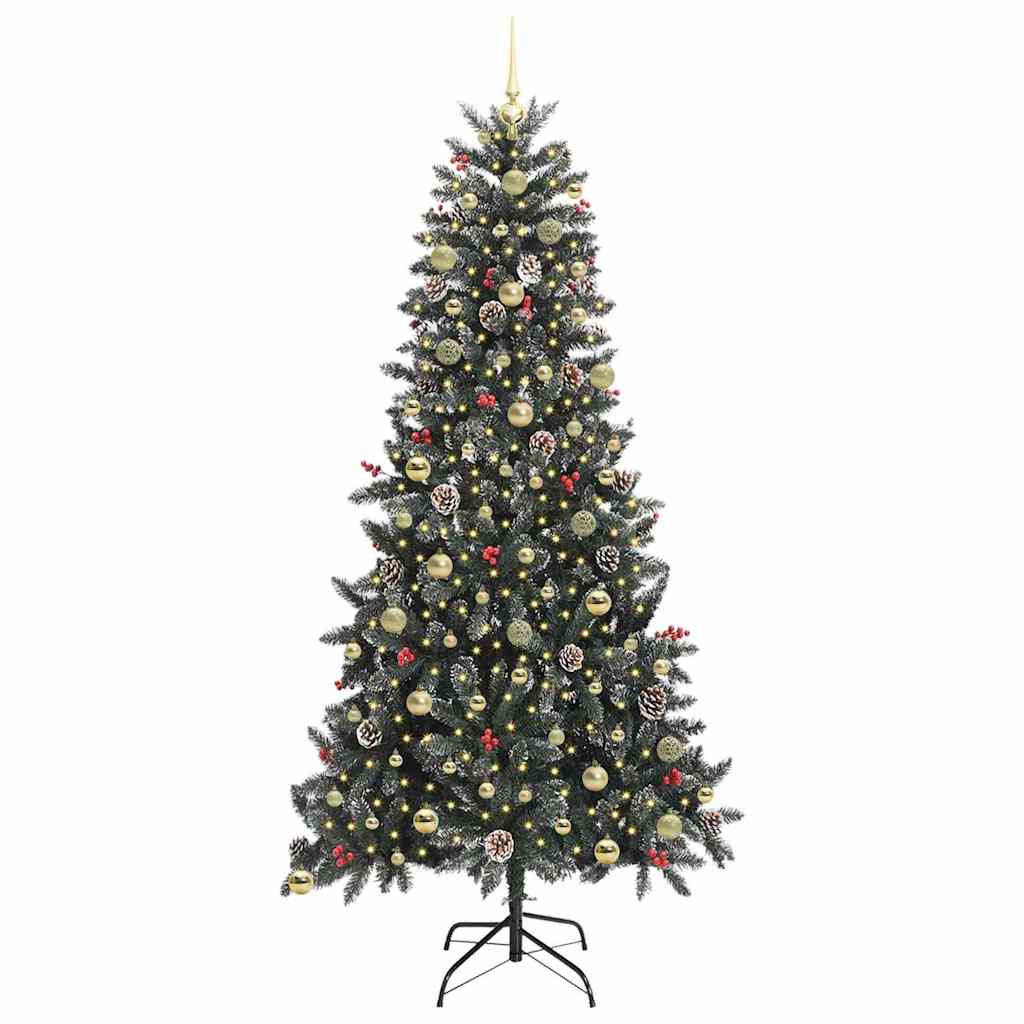 Kunstig juletre med 300 LED grønn 129,5 x 129,5 x 240 cm