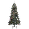 Kunstig juletre med 300 LED grønn 129,5 x 129,5 x 240 cm