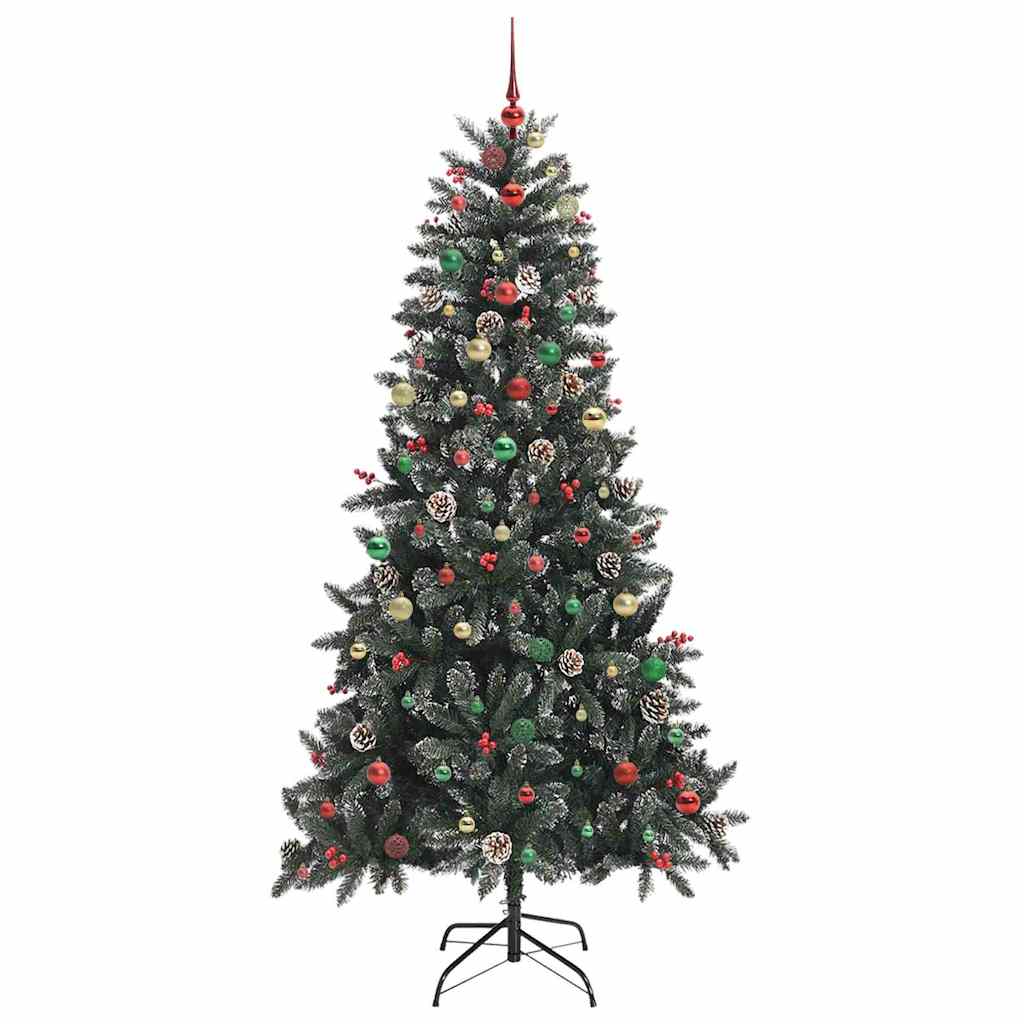 Kunstig juletre med 300 LED grønn 129,5 x 129,5 x 240 cm