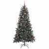 Kunstig juletre med 300 LED grønn 129,5 x 129,5 x 240 cm