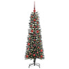 Kunstig juletre grønn 40,5 x 40,5 x 120 cm PVC og plast og stål