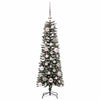 Kunstig juletre grønn 40,5 x 40,5 x 120 cm PVC og plast og stål