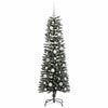 Kunstig juletre grønn 40,5 x 40,5 x 120 cm PVC og plast og stål