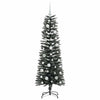 Kunstig juletre grønn 40,5 x 40,5 x 120 cm PVC og plast og stål