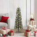 Kunstig juletre med 150 LED grønn 120 cm PVC og plast og stål