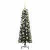 Kunstig juletre grønn 40,5 x 40,5 x 120 cm PVC og plast og stål
