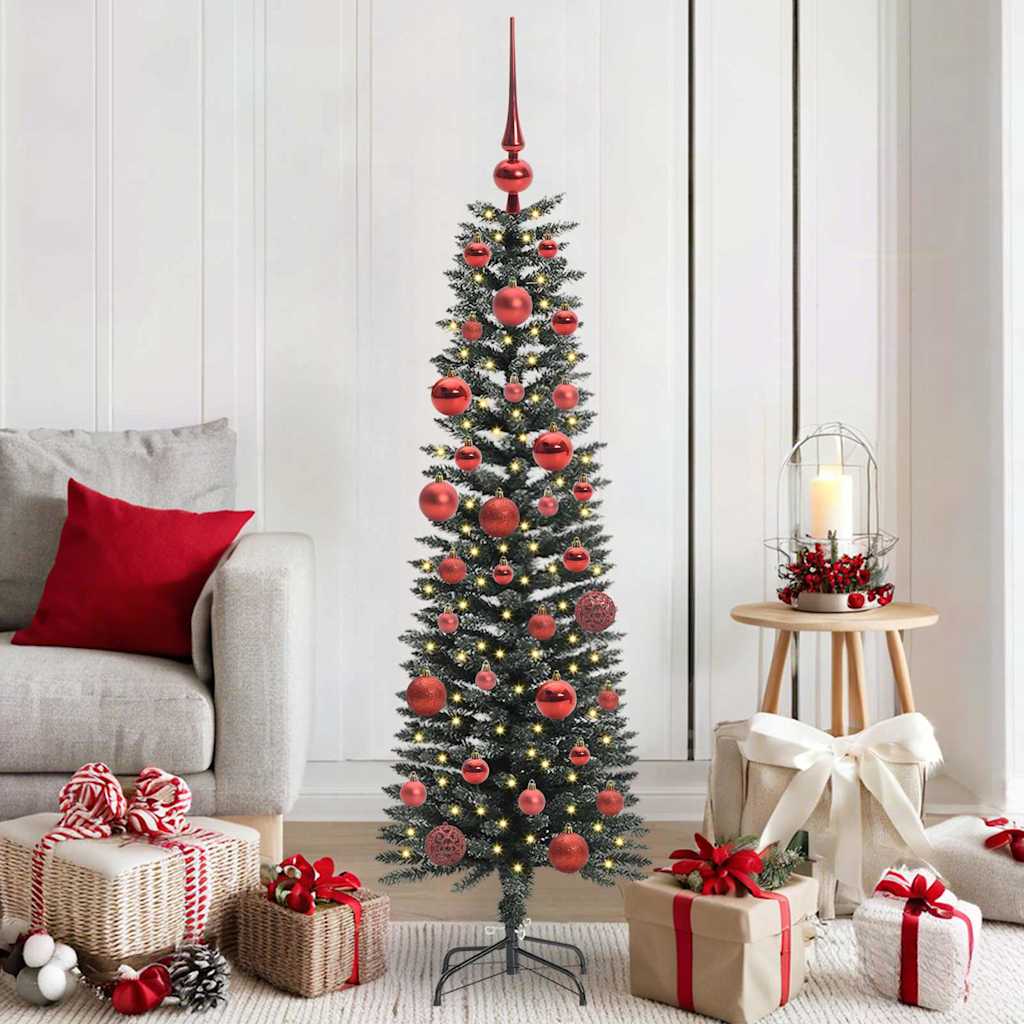 Kunstig juletre grønn 43 x 43 x 150 cm PVC og plast og stål