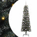 Kunstig juletre med 150 LED grønn 150 cm PVC og plast og stål