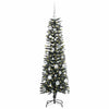 Kunstig juletre grønn 43 x 43 x 150 cm PVC og plast og stål