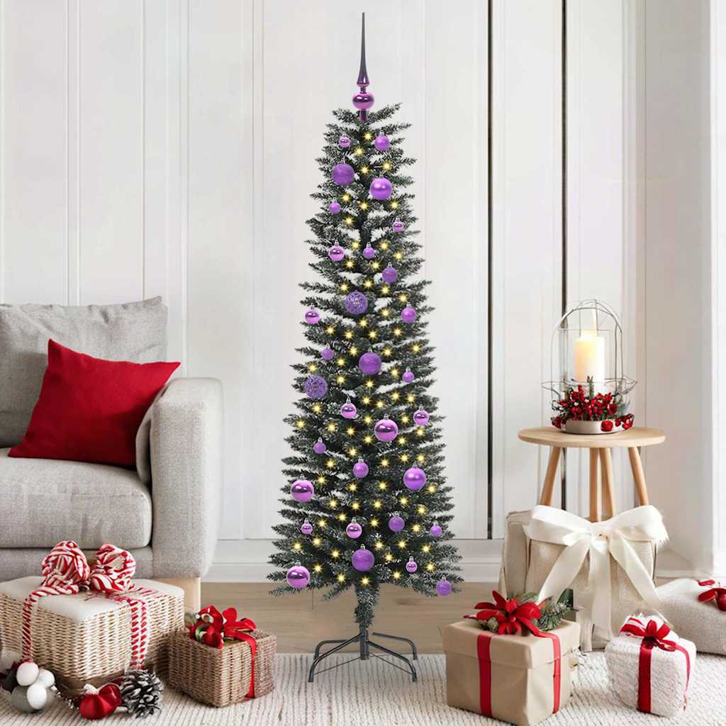 Kunstig juletre grønn 43 x 43 x 150 cm PVC og plast og stål