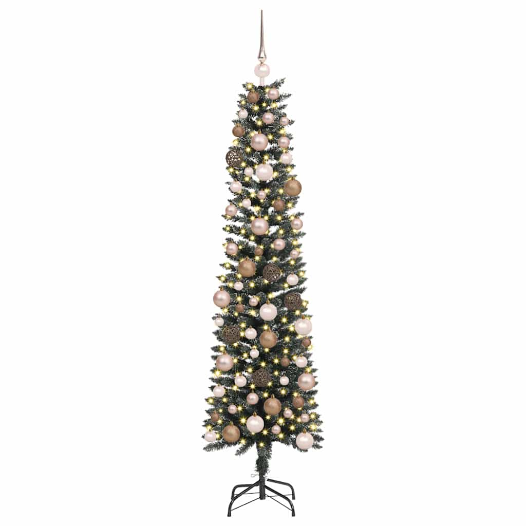 Kunstig juletre grønn 50,5 x 50,5 x 180 cm PVC og plast og stål