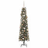 Kunstig juletre grønn 50,5 x 50,5 x 180 cm PVC og plast og stål