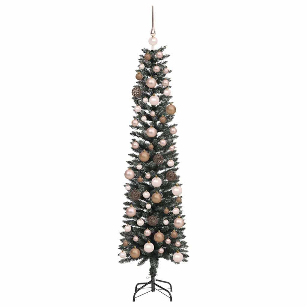 Kunstig juletre grønn 50,5 x 50,5 x 180 cm PVC og plast og stål