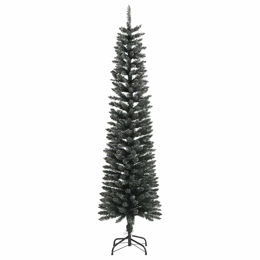 Kunstig juletre med 300 LED grønn 180 cm PVC og plast og stål