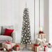 Kunstig juletre med 300 LED grønn 180 cm PVC og plast og stål
