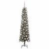 Kunstig juletre grønn 50,5 x 50,5 x 180 cm PVC og plast og stål