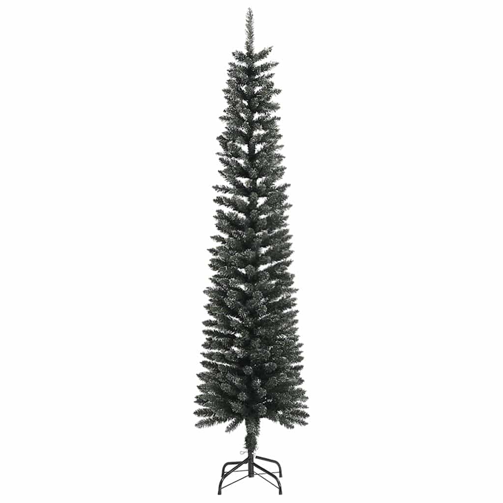 Kunstig juletre med 300 LED grønn 180 cm PVC og plast og stål