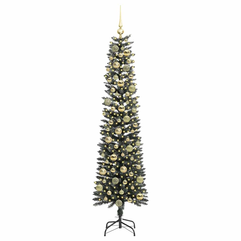 Kunstig juletre grønn 50,5 x 50,5 x 180 cm PVC og plast og stål