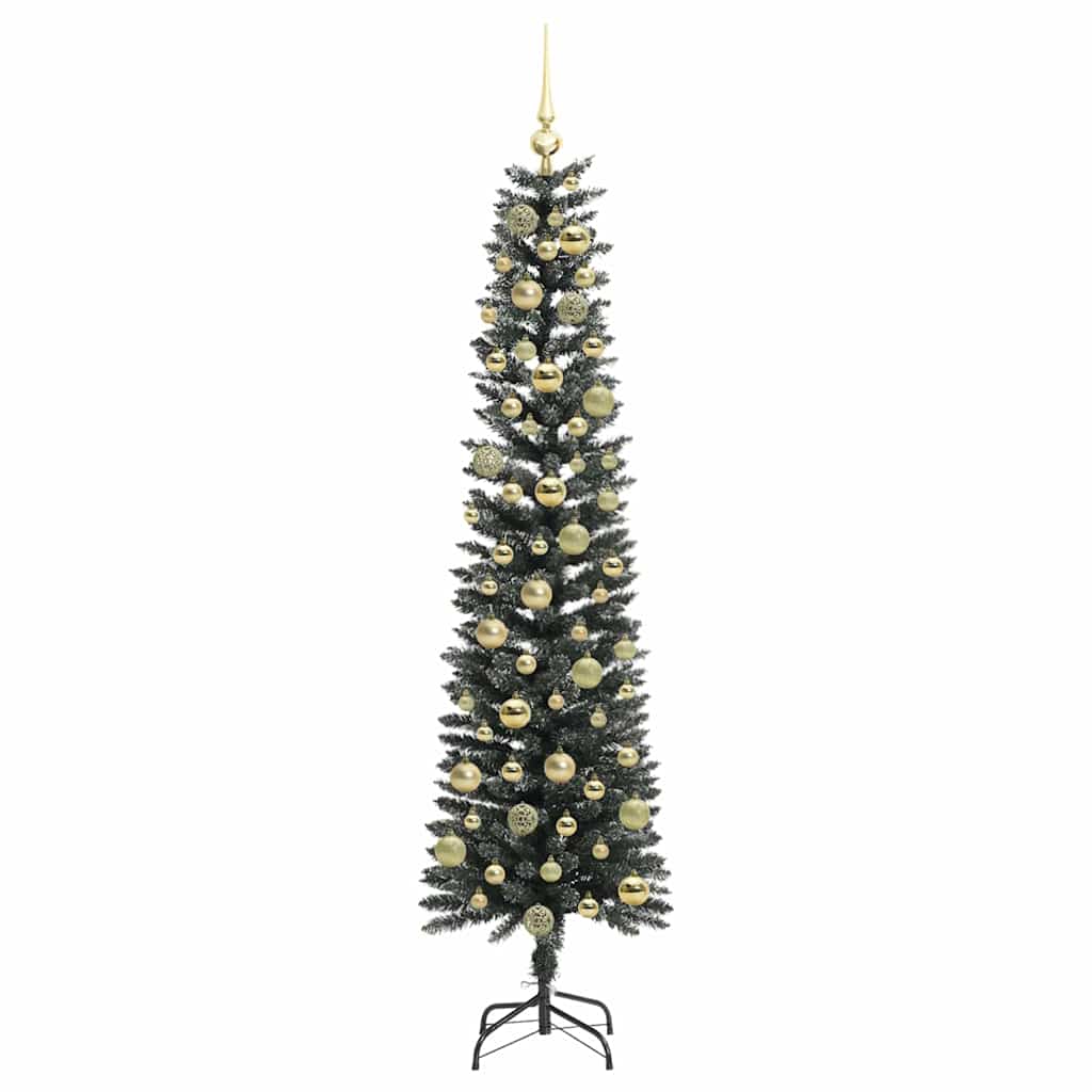 Kunstig juletre grønn 50,5 x 50,5 x 180 cm PVC og plast og stål