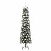 Kunstig juletre grønn 50,5 x 50,5 x 180 cm PVC og plast og stål