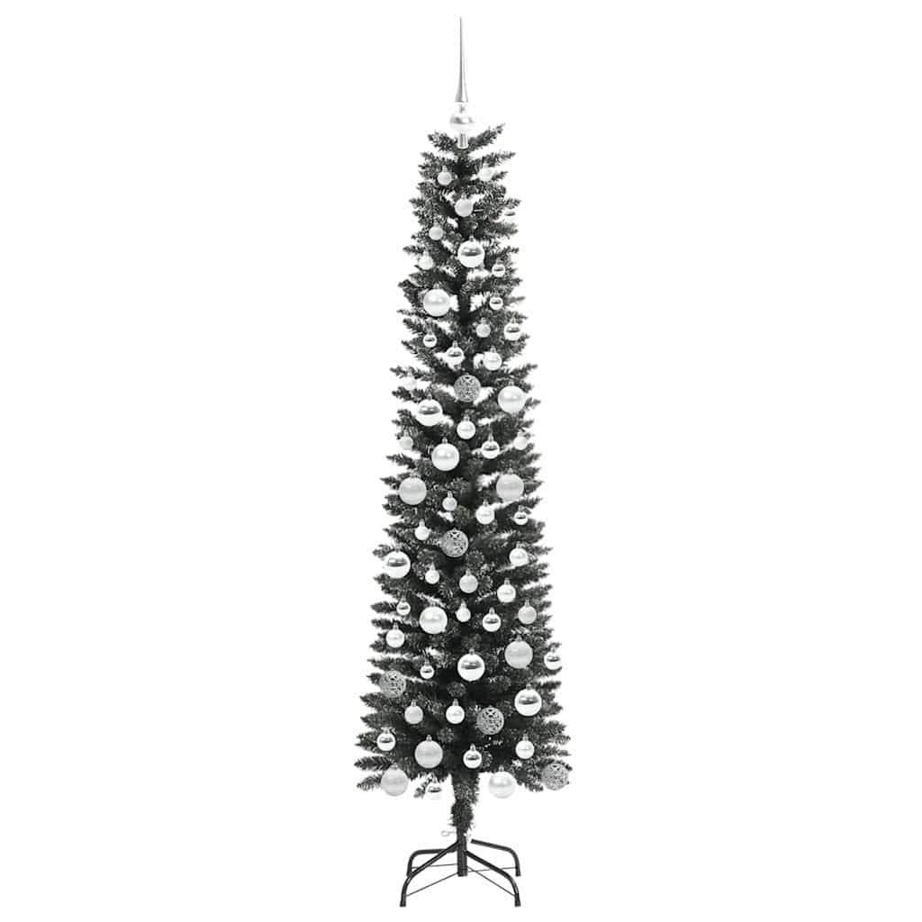 Kunstig juletre grønn 50,5 x 50,5 x 180 cm PVC og plast og stål