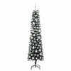 Kunstig juletre grønn 50,5 x 50,5 x 180 cm PVC og plast og stål