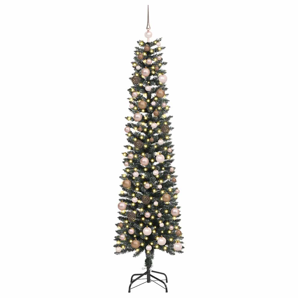 Kunstig juletre grønn 58 x 58 x 210 cm PVC og plast og stål