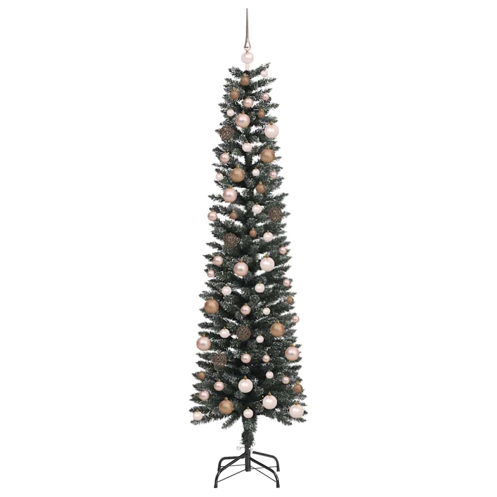 Kunstig juletre grønn 58 x 58 x 210 cm PVC og plast og stål