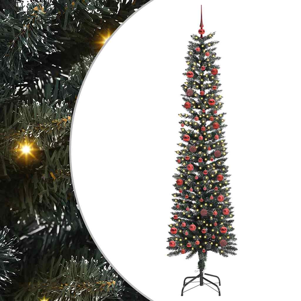 Kunstig juletre grønn 58 x 58 x 210 cm PVC og plast og stål