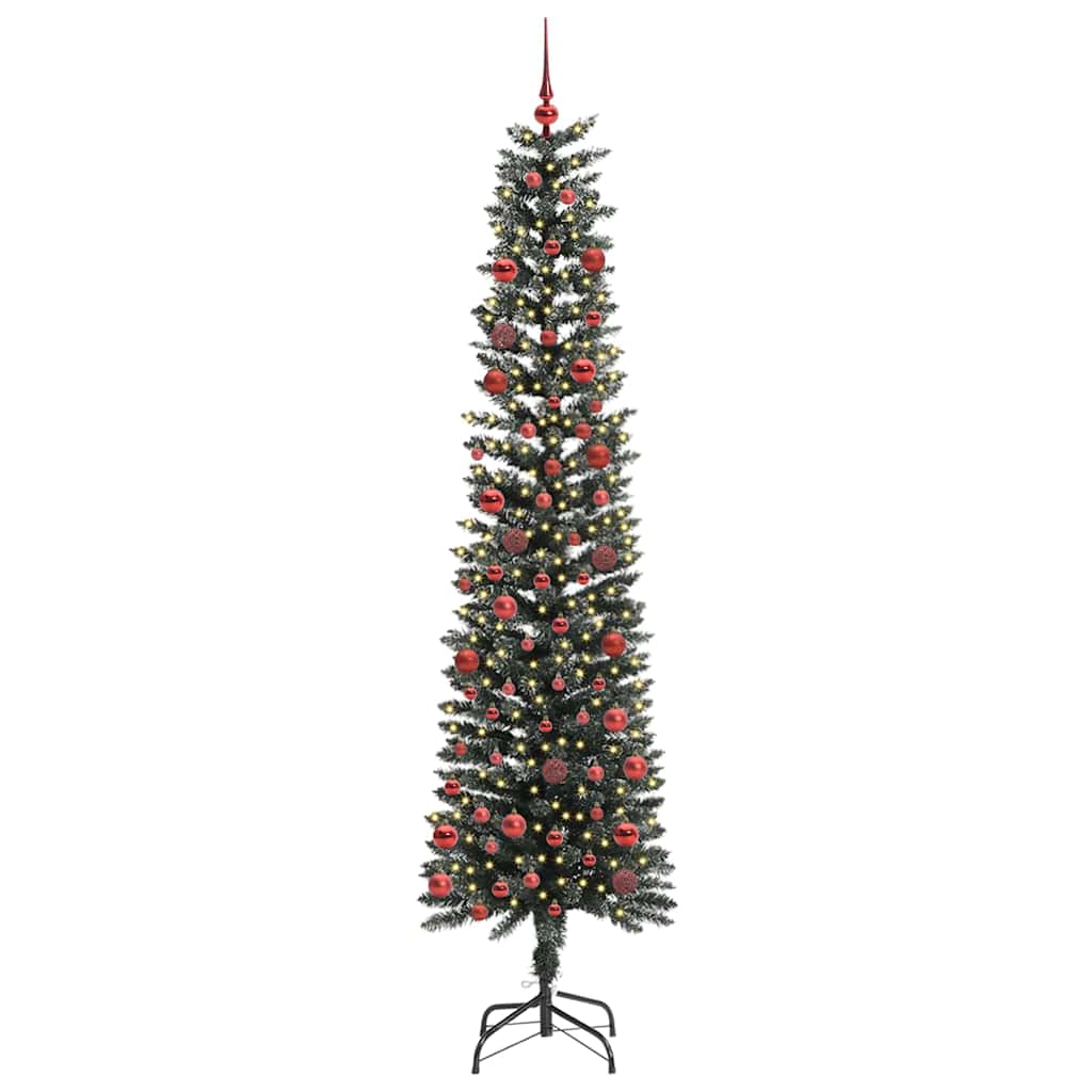 Kunstig juletre grønn 58 x 58 x 210 cm PVC og plast og stål