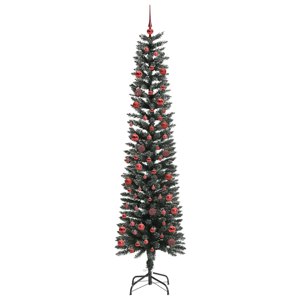 Kunstig juletre grønn 58 x 58 x 210 cm PVC og plast og stål
