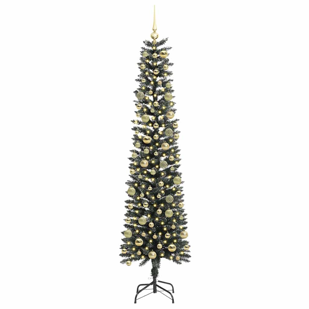 Kunstig juletre grønn 58 x 58 x 210 cm PVC og plast og stål