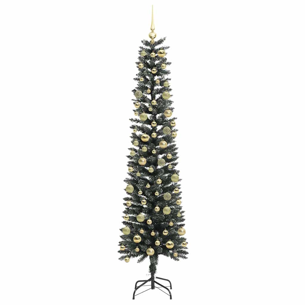Kunstig juletre grønn 58 x 58 x 210 cm PVC og plast og stål