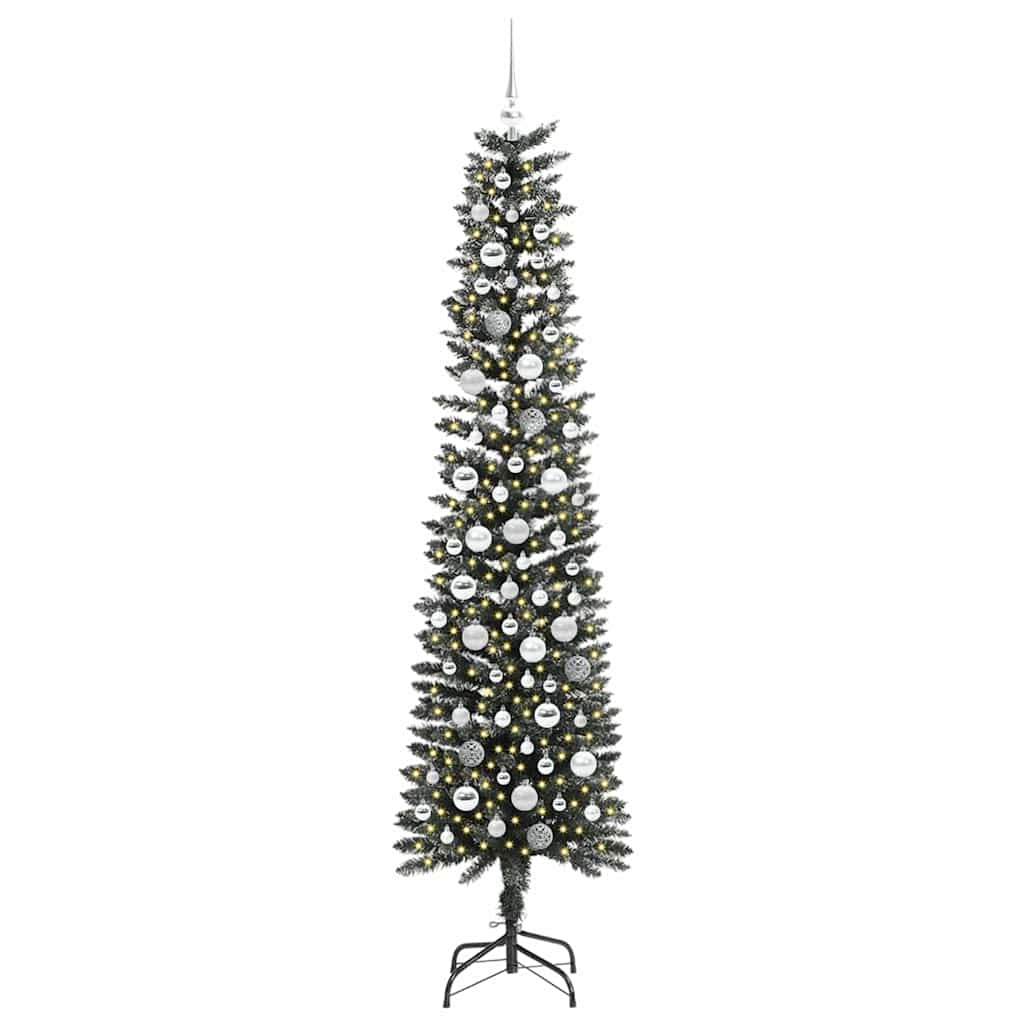 Kunstig juletre grønn 58 x 58 x 210 cm PVC og plast og stål