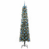 Kunstig juletre grønn 58 x 58 x 210 cm PVC og plast og stål