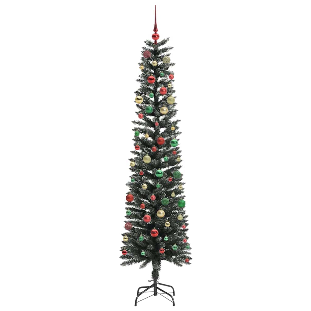 Kunstig juletre grønn 58 x 58 x 210 cm PVC og plast og stål