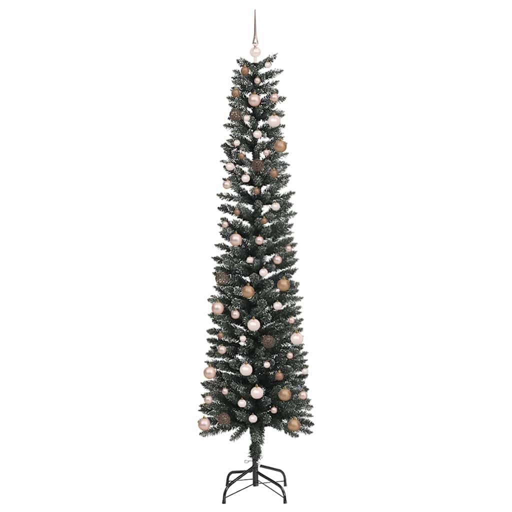 Kunstig juletre grønn 58 x 58 x 240 cm PVC og plast og stål