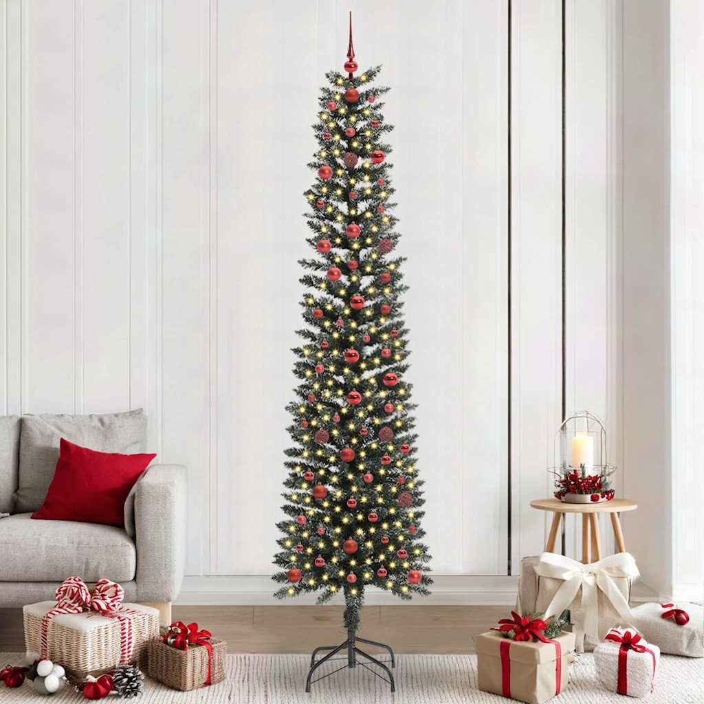 Kunstig juletre grønn 58 x 58 x 240 cm PVC og plast og stål