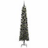 Kunstig juletre grønn 58 x 58 x 240 cm PVC og plast og stål
