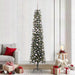 Kunstig juletre med 300 LED grønn 240 cm PVC og plast og stål