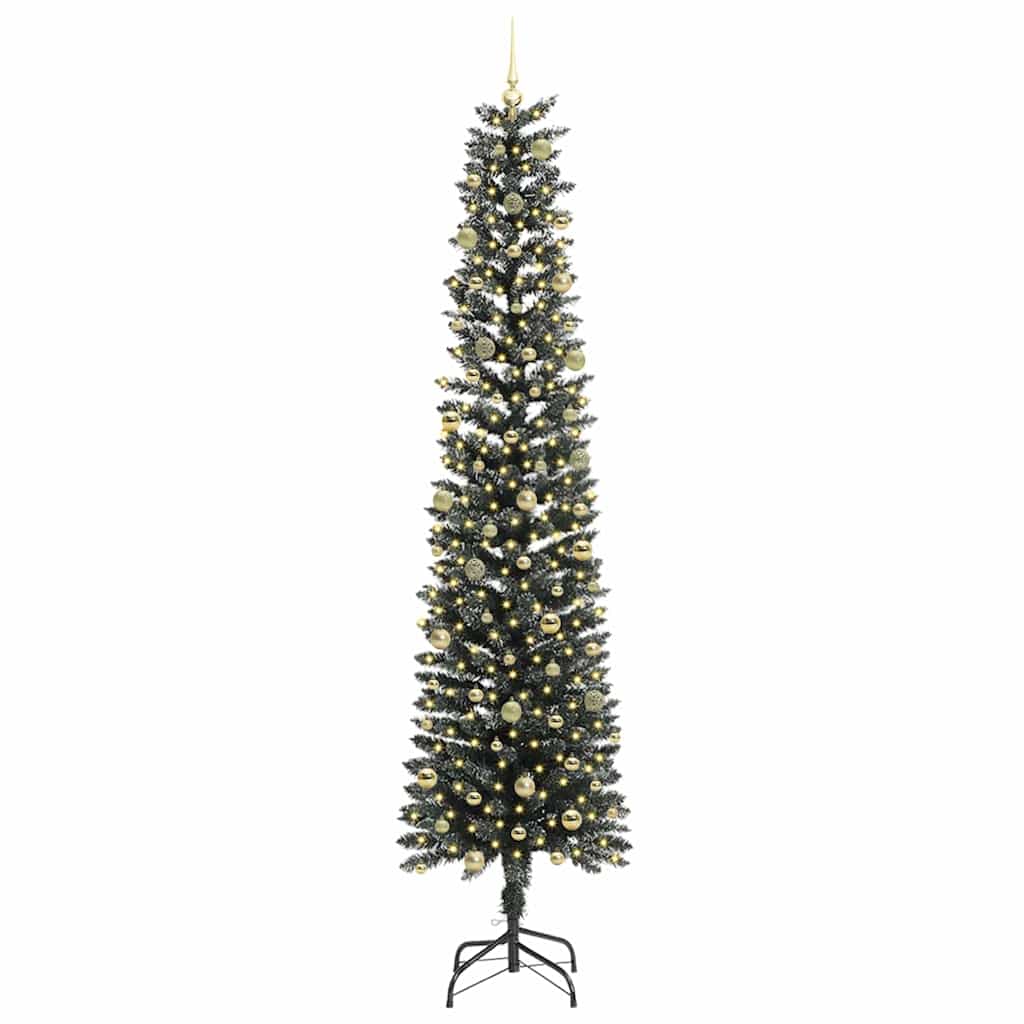 Kunstig juletre grønn 58 x 58 x 240 cm PVC og plast og stål