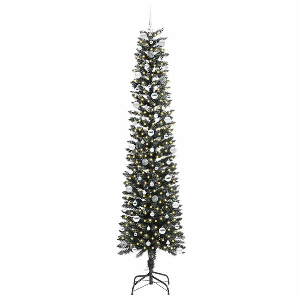 Kunstig juletre grønn 58 x 58 x 240 cm PVC og plast og stål